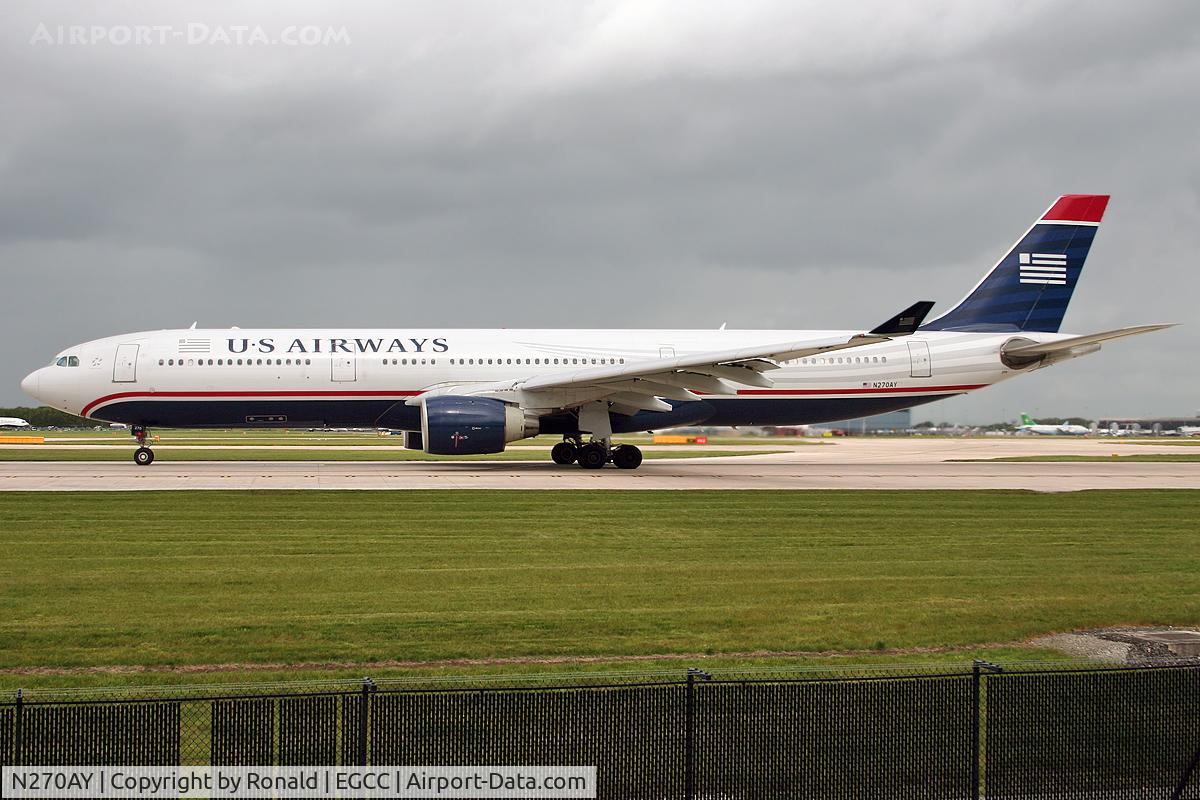 N270AY, 2000 Airbus A330-323 C/N 0315, at man