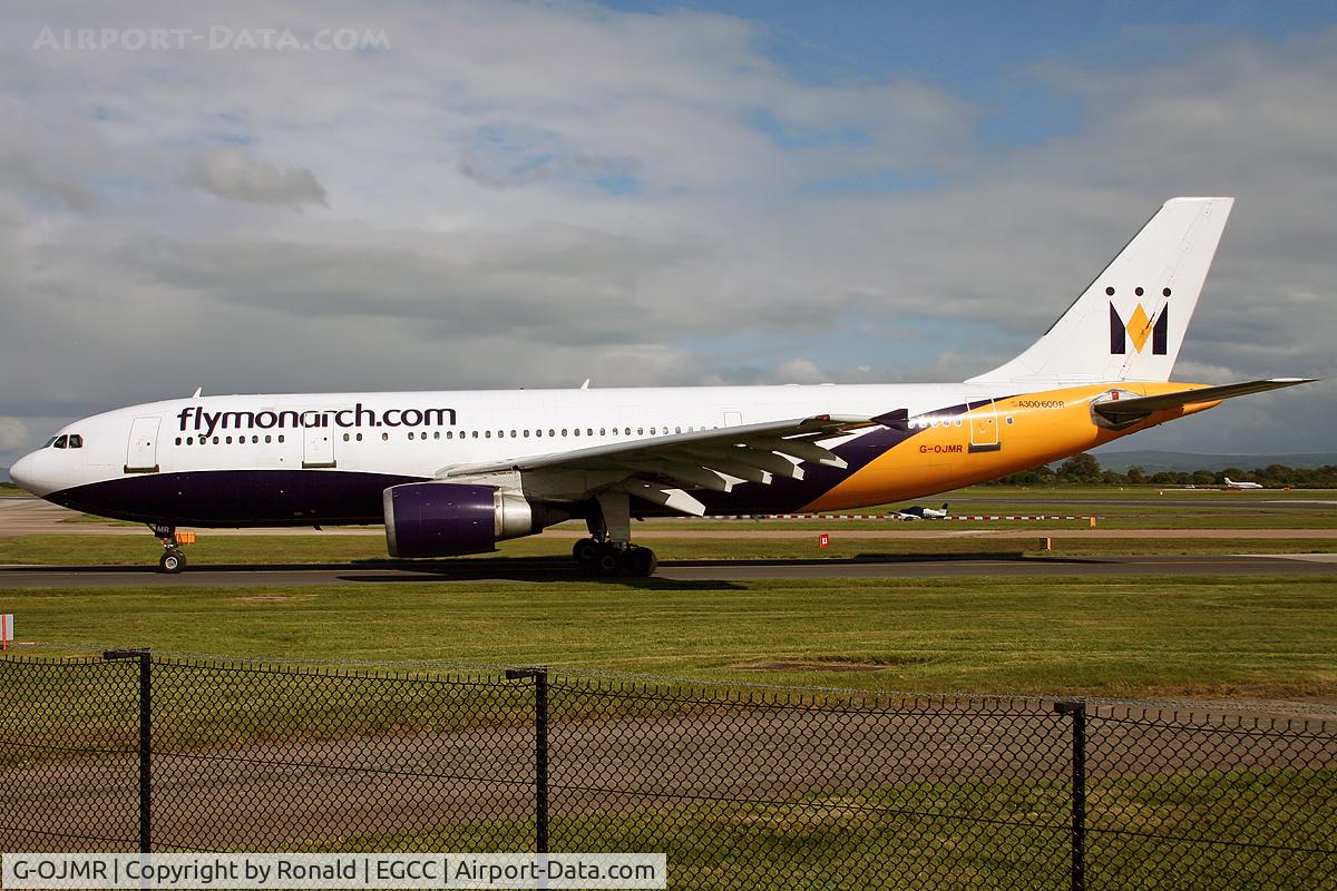 G-OJMR, 1991 Airbus A300B4-605R C/N 605, at man