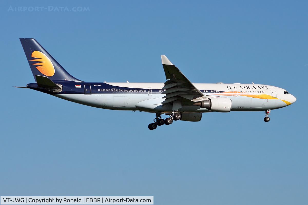 VT-JWG, 2007 Airbus A330-202 C/N 831, at bru