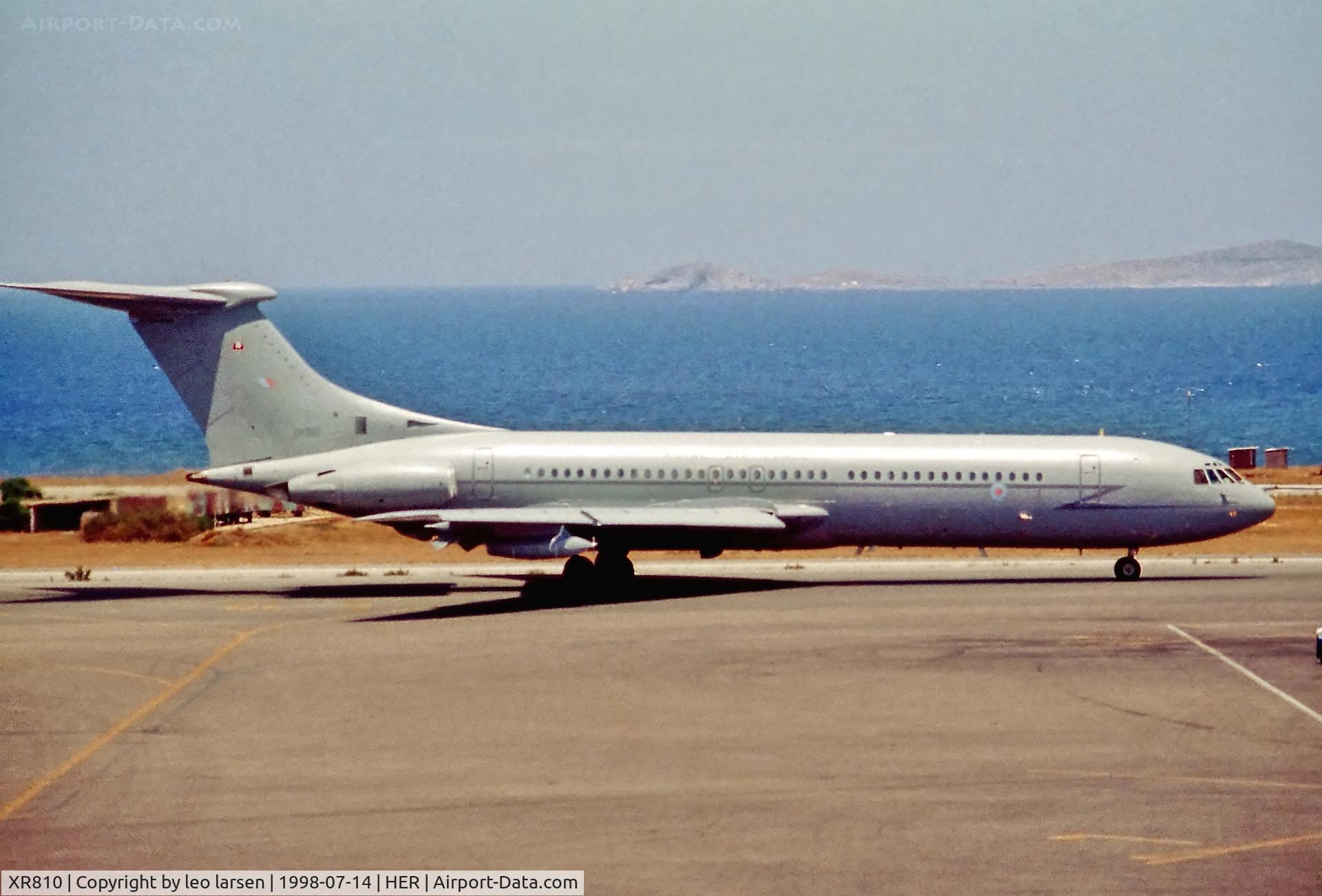 XR810, 1966 Vickers VC10 C.1K C/N 830, Heraklion 14.7.1998