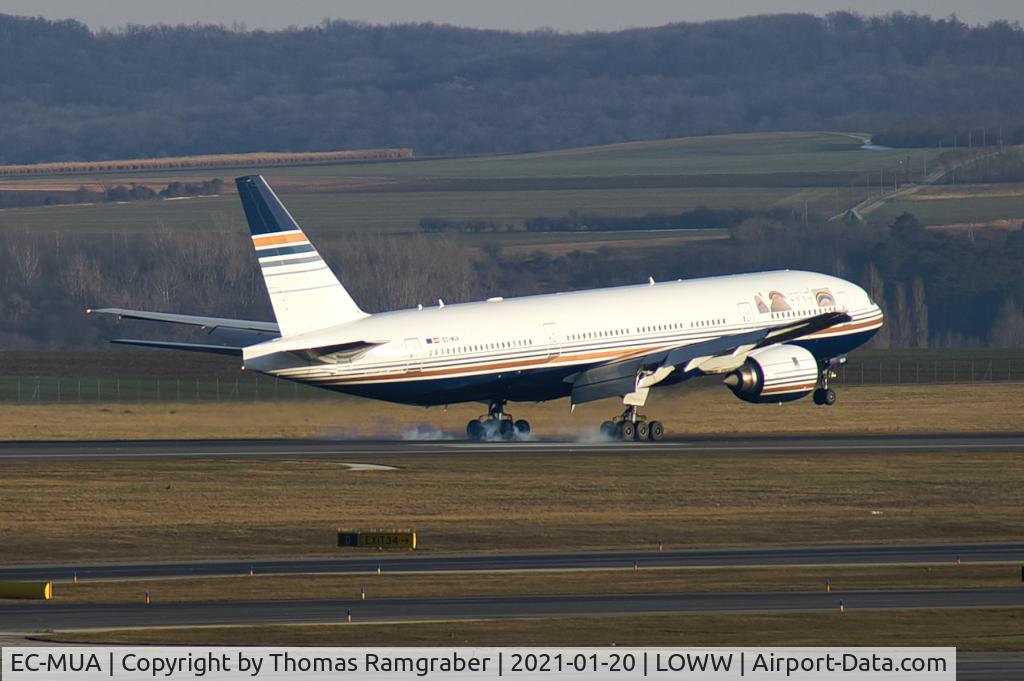 EC-MUA, 2001 Boeing 777-212/ER C/N 28524, Privilege Style Boeing 777-200ER
