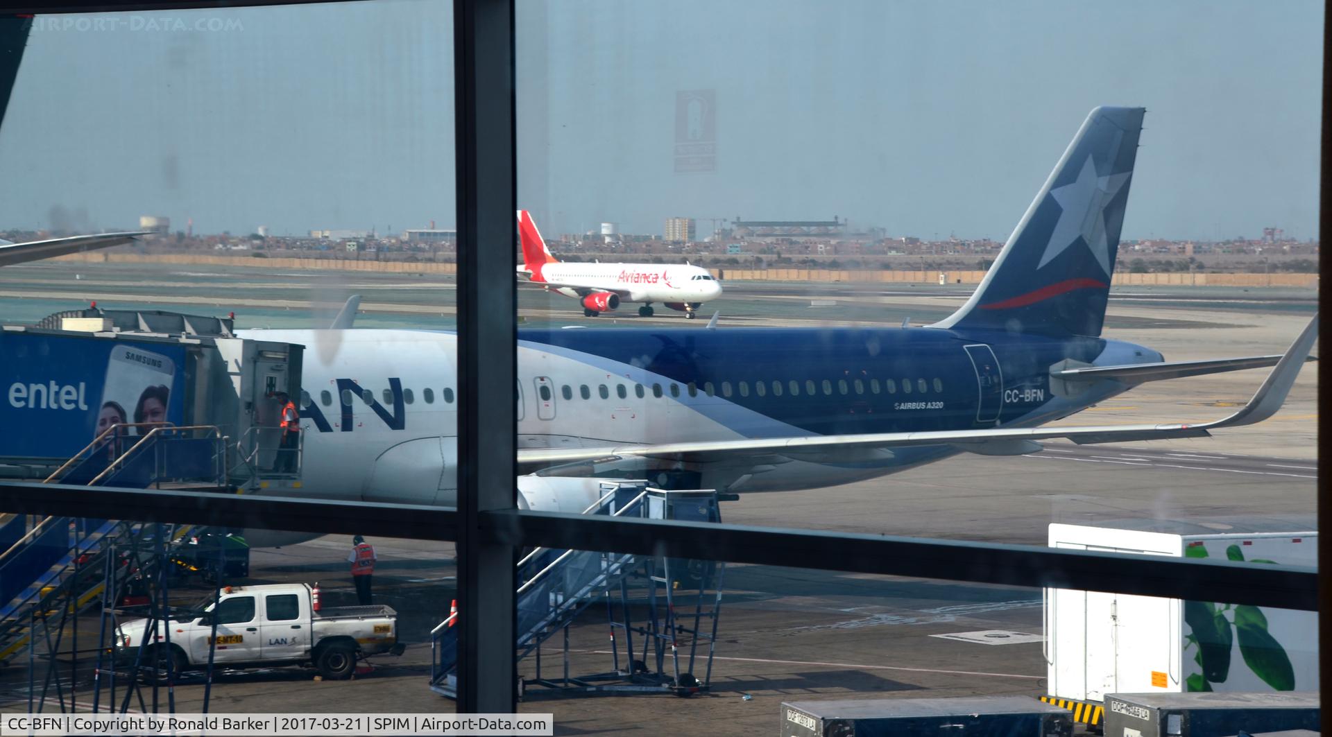CC-BFN, 2013 Airbus A320-214 C/N 5583, Parked Lima