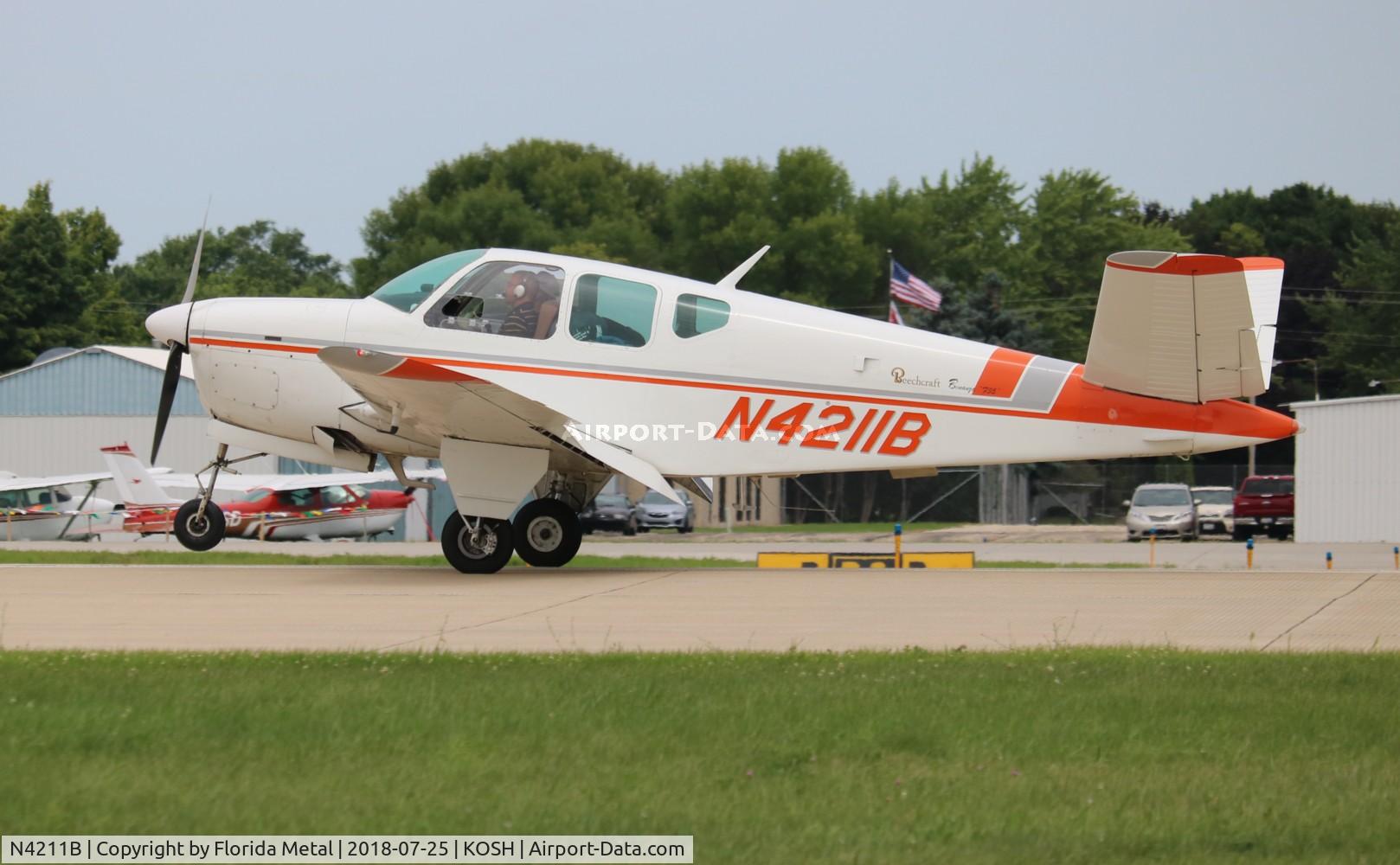 N4211B, 1955 Beech F35 Bonanza C/N D-4222, EAA OSH 2018