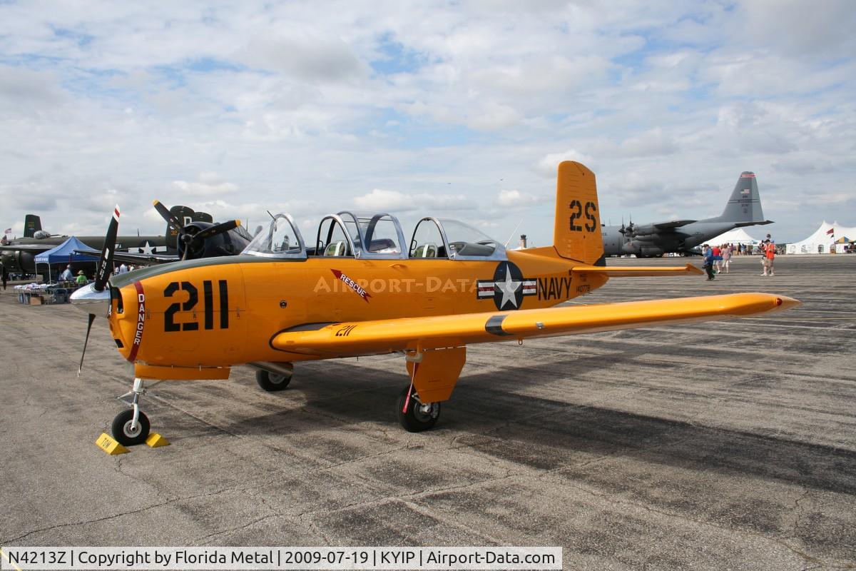 N4213Z, 1955 Beech D-45 (T-34B) Mentor C/N BG-112, TOM YIP 2009