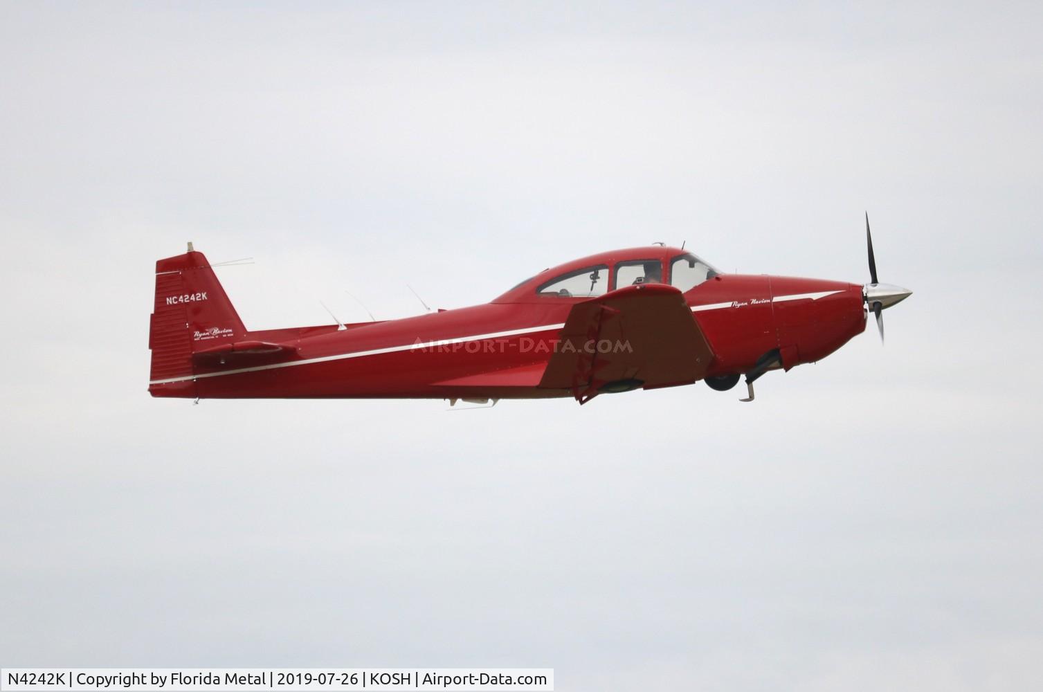N4242K, 1948 Ryan Navion C/N NAV-4-1242, EAA OSH 2019