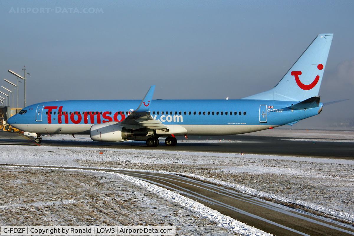 G-FDZF, 2008 Boeing 737-8K5 C/N 35138, at salzburg