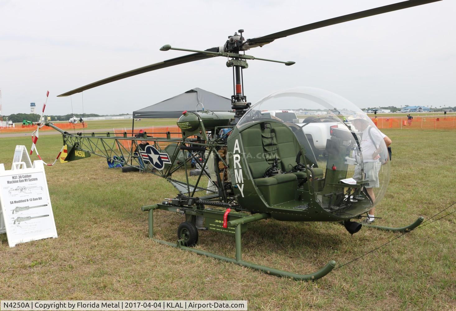 N4250A, 1960 Bell 47D-1 C/N 421, SNF LAL 2017
