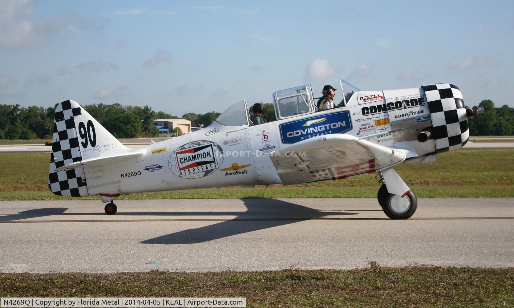 N4269Q, 1953 North American T-6G Texan C/N 197-5, SNF LAL 2014