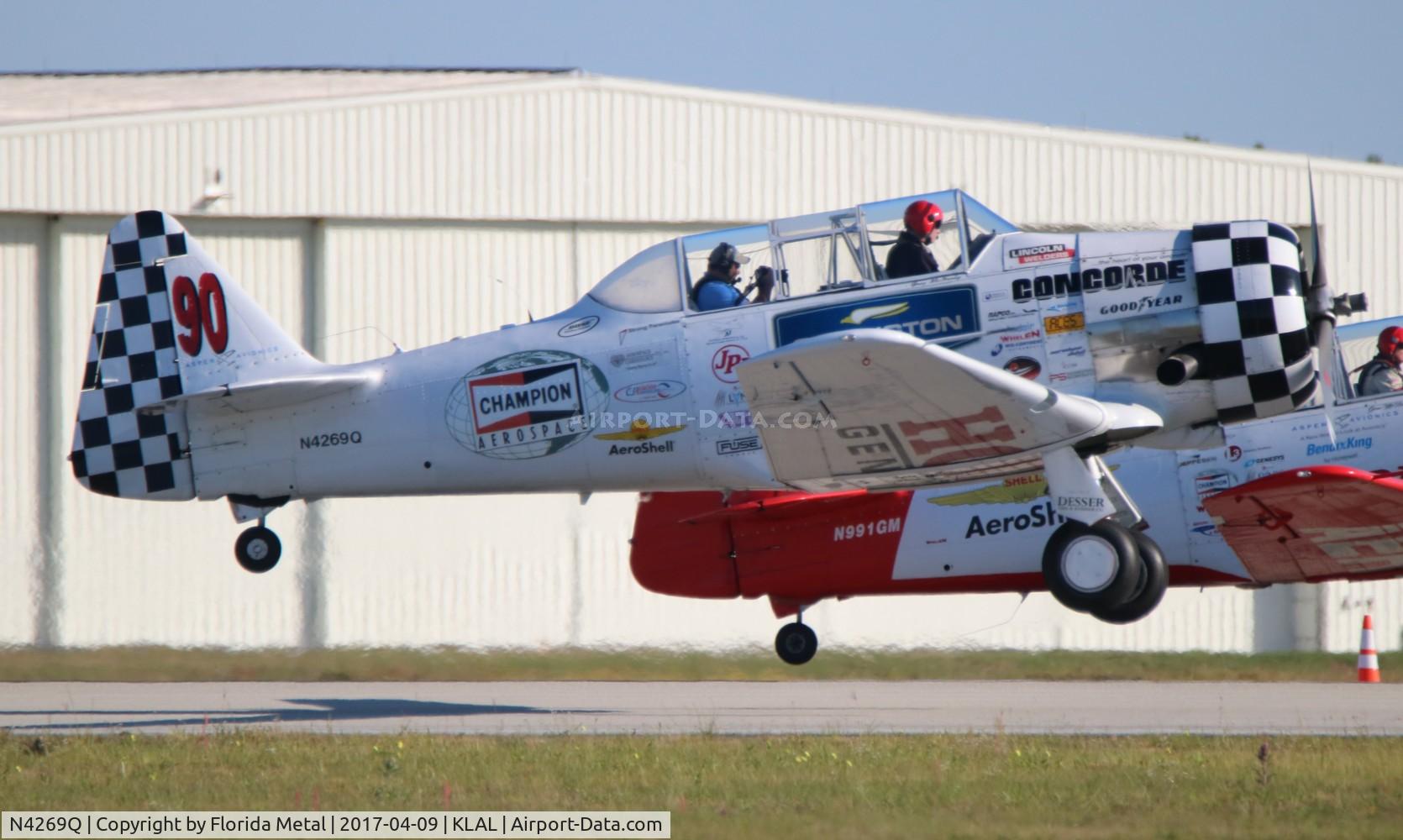 N4269Q, 1953 North American T-6G Texan C/N 197-5, SNF LAL 2017