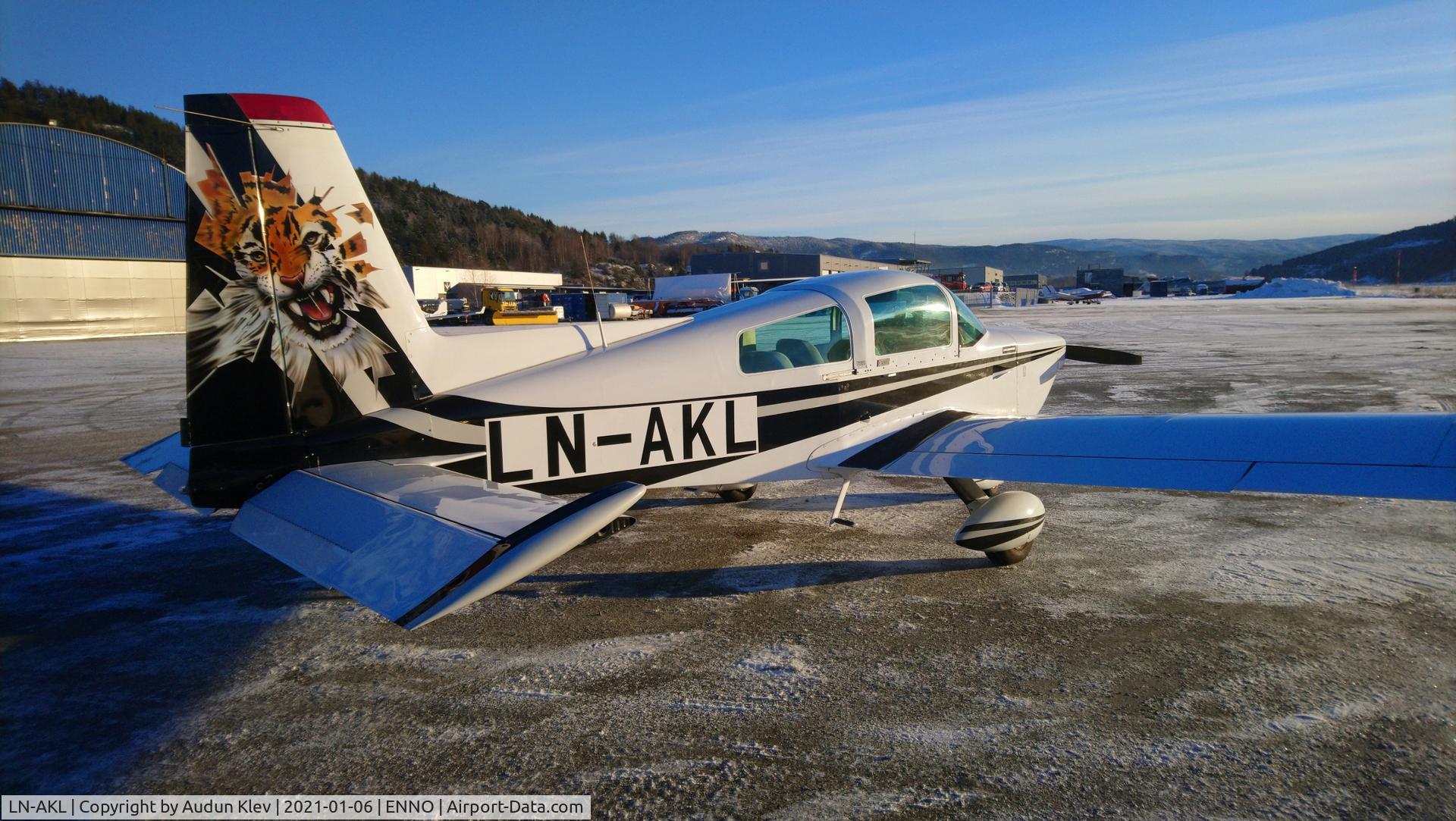 LN-AKL, 1993 American General AG-5B Tiger C/N 10147, Registered in Norway january 2021