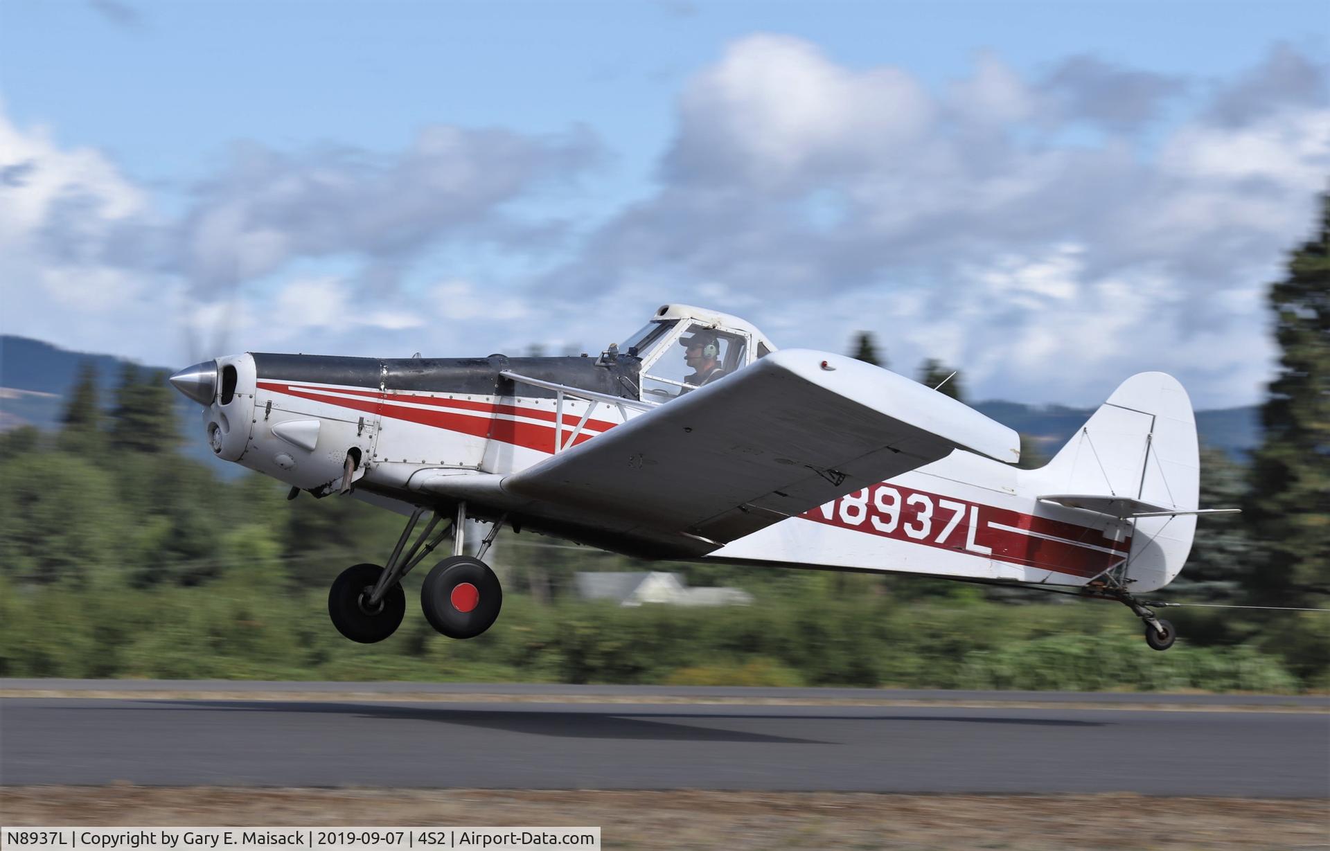 N8937L, 1971 Piper PA-25-235 Pawnee C/N 25-5402, Hood River, OR Fly-In 2019