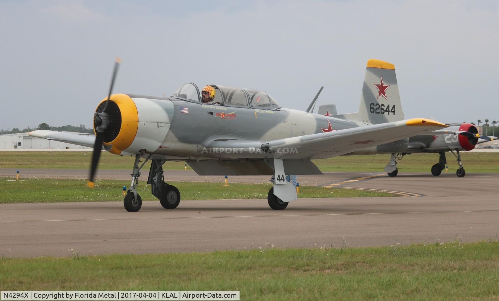 N4294X, 1968 Nanchang CJ-6A C/N 2532060, SNF LAL 2017