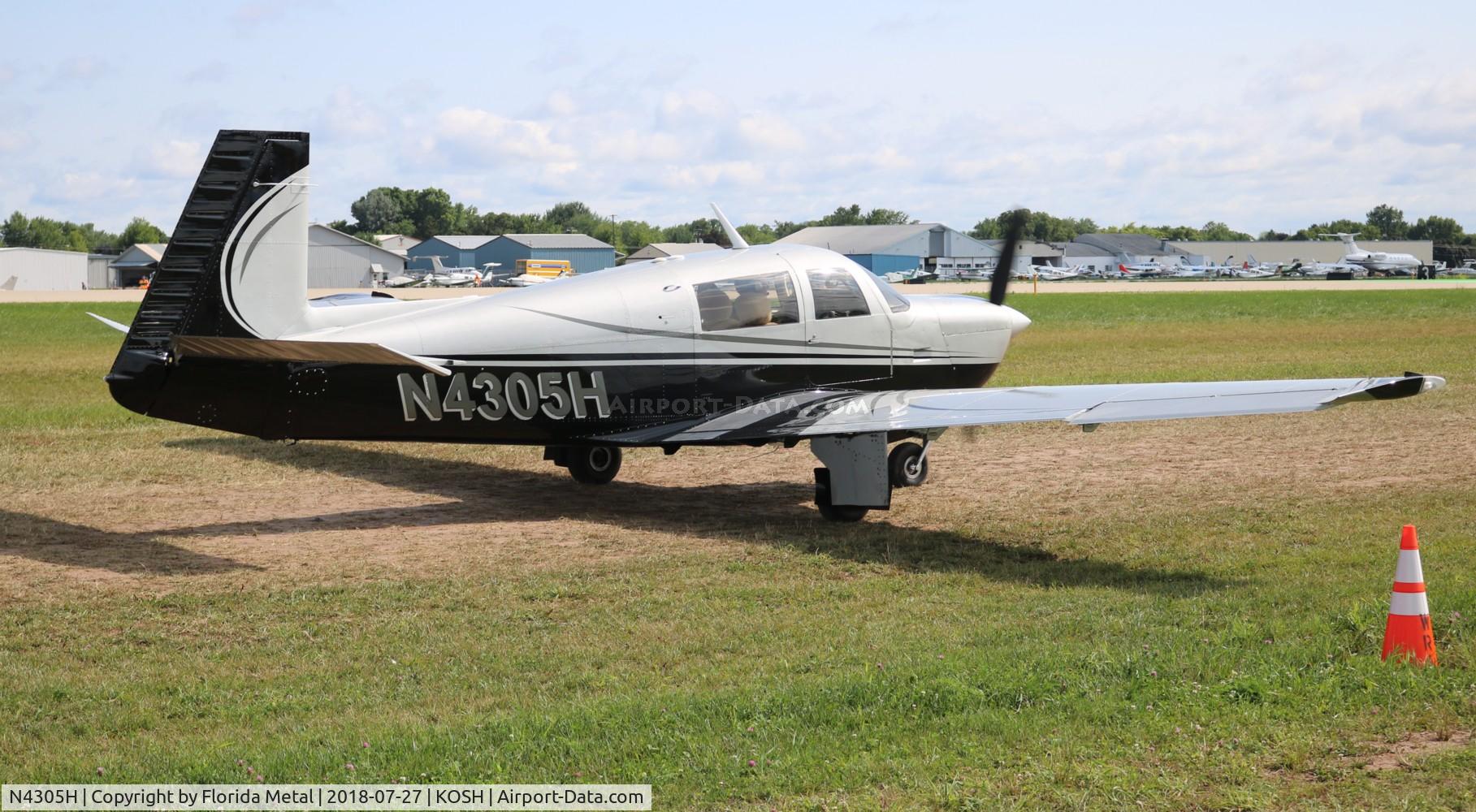 N4305H, 1979 Mooney M20J 201 C/N 24-0788, EAA OSH 2018