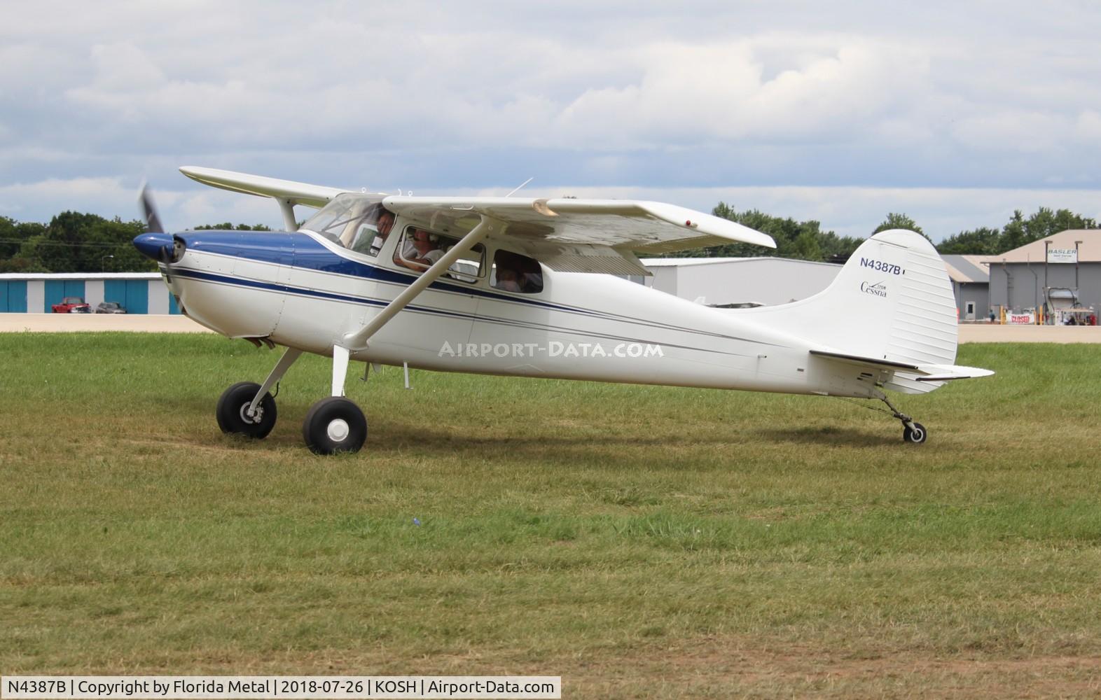 N4387B, 1955 Cessna 170B C/N 26731, EAA OSH 2018