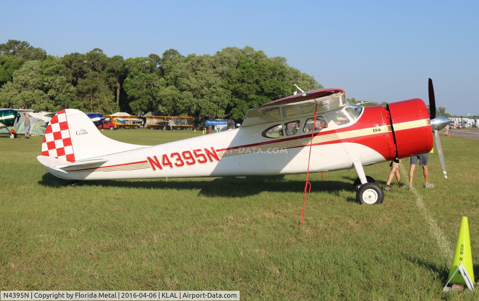 N4395N, 1947 Cessna 195 C/N 7010, SNF LAL 2016