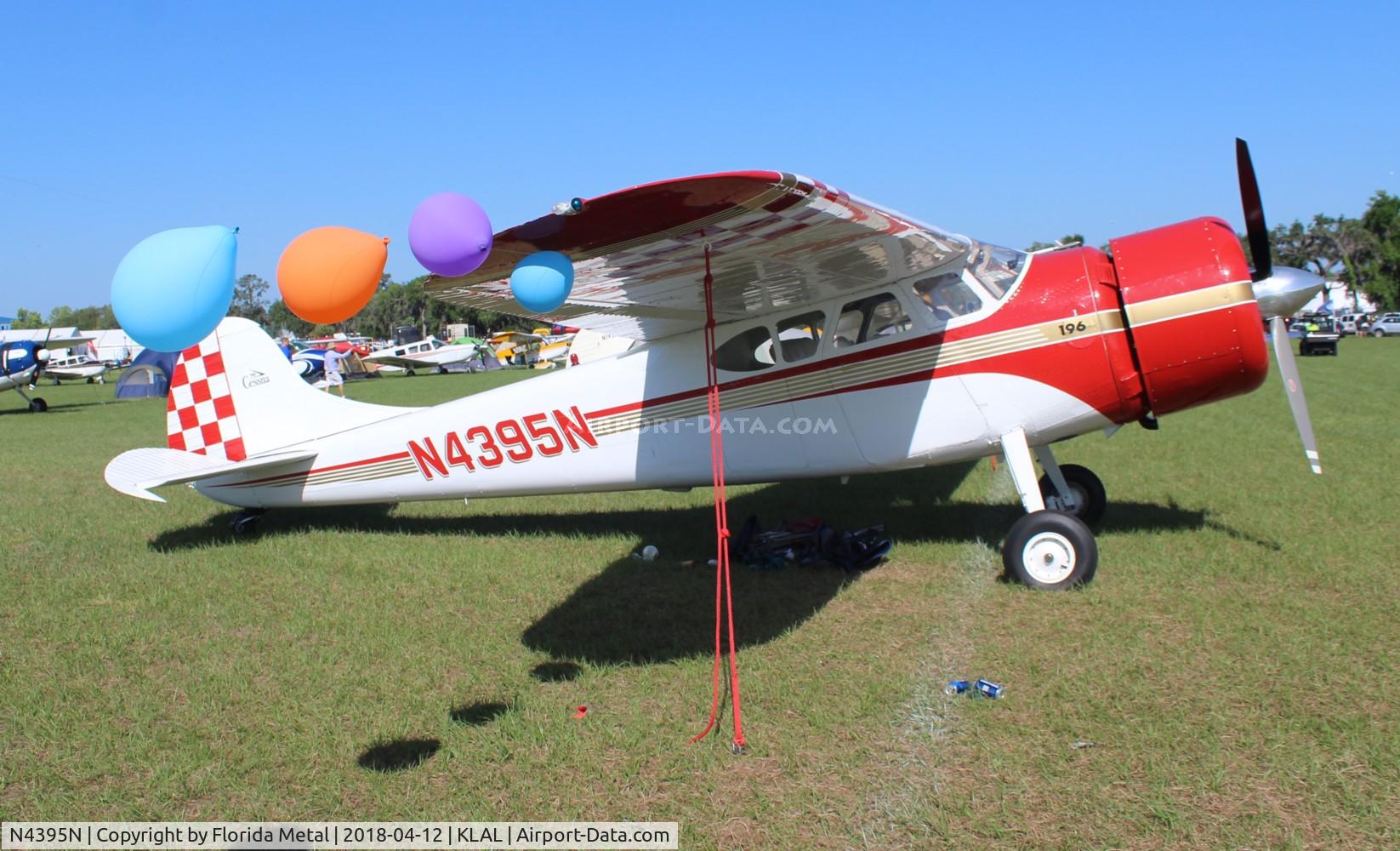 N4395N, 1947 Cessna 195 C/N 7010, SNF LAL 2018