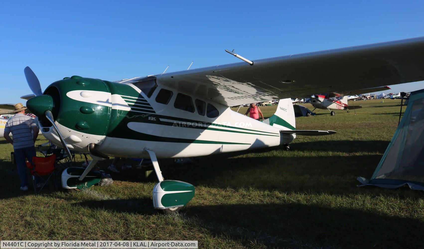 N4401C, 1952 Cessna 195A C/N 7986, SNF LAL 2017