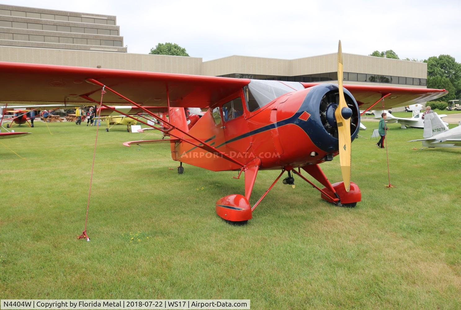N4404W, Rearwin Cloudster 8135 C/N 828, EAA Museum 2018
