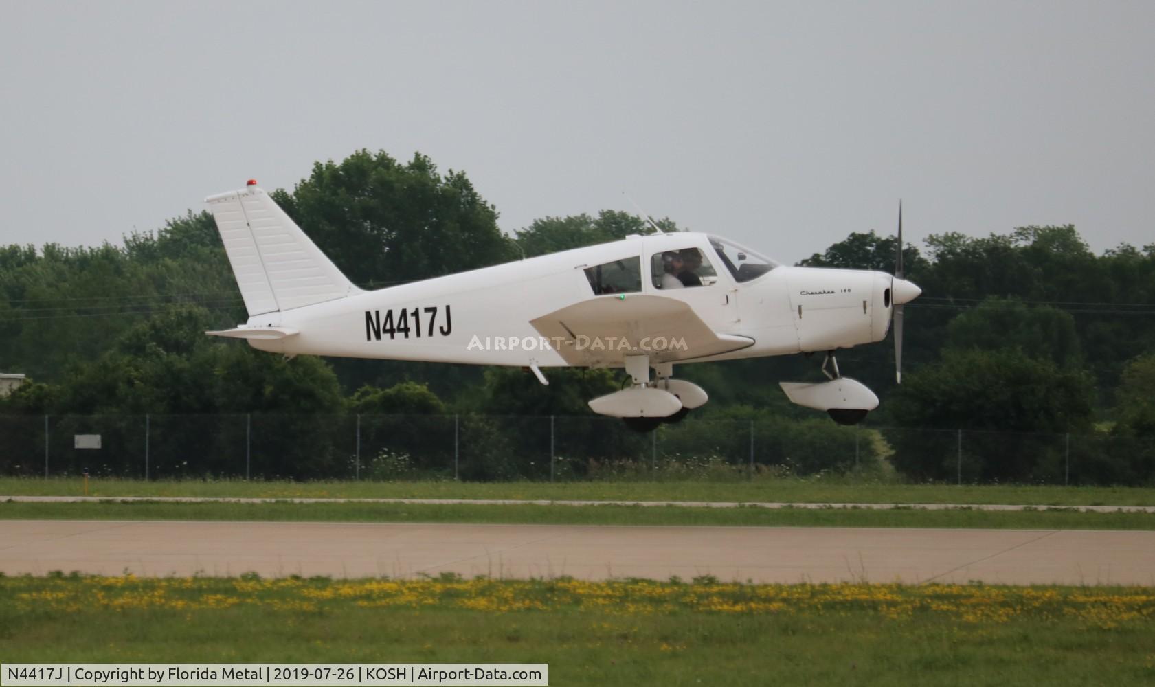 N4417J, 1967 Piper PA-28-140 C/N 28-22814, EAA OSH 2019