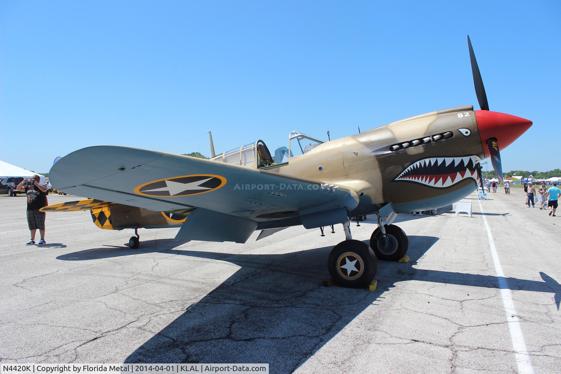 N4420K, Curtiss P-40E Warhawk C/N AK75315134, SNF LAL 2014