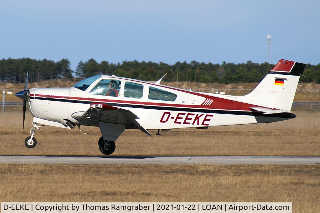 D-EEKE, 1987 Beech F33A Bonanza Bonanza C/N CE-1145, private Beechcraft F33A Bonanza