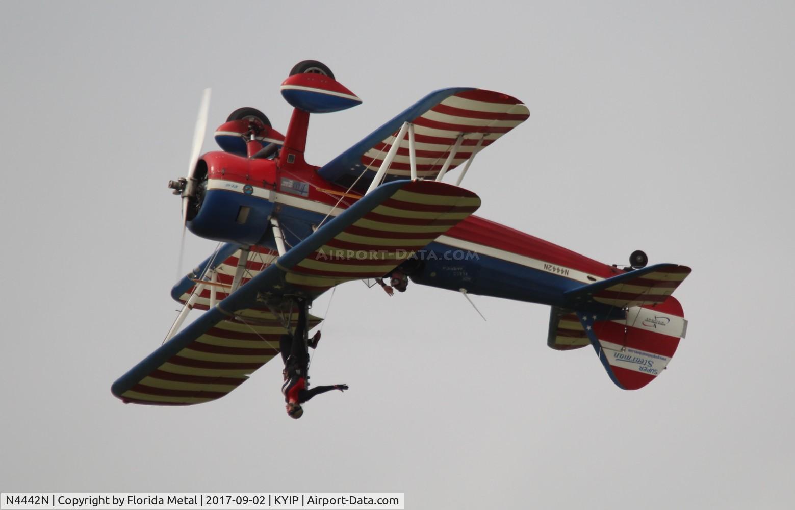 N4442N, 1943 Boeing A75N1 (PT17) C/N 75-7893, TOM YIP 2017