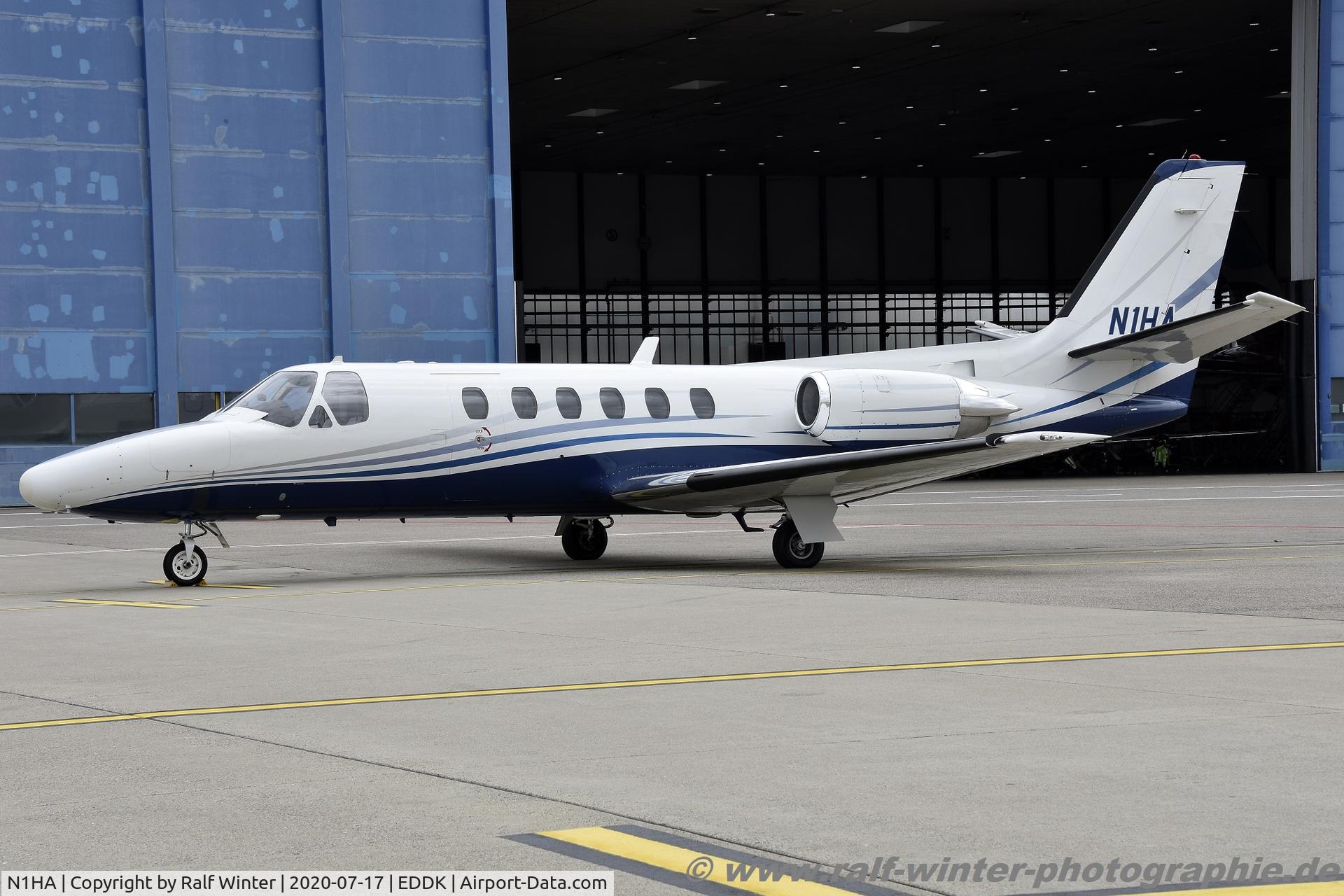 N1HA, 1979 Cessna 501 Citation I/SP C/N 551-0021, Cessna 551 Citation2 SP - Private - 551-0021 - N1HA - 17.07.2020 - CGN