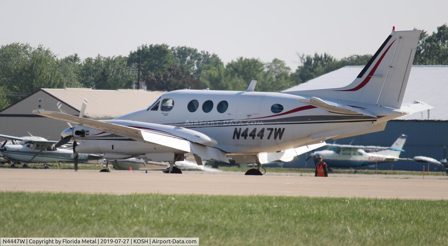 N4447W, 1974 Beech C90 King Air C/N LJ-627, EAA OSH 2019