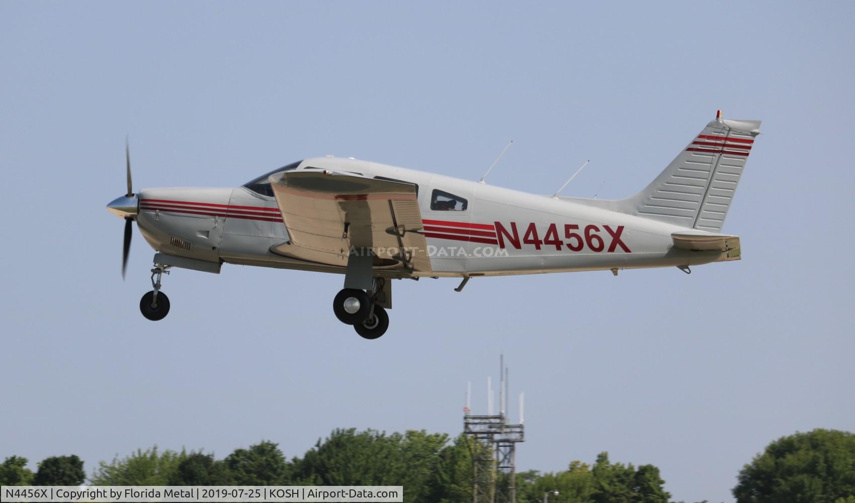 N4456X, 1975 Piper PA-28R-200 Arrow II C/N 28R-7635050, EAA OSH 2019