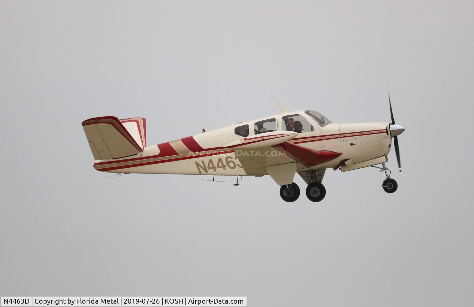 N4463D, 1956 Beech G35 Bonanza C/N D-4645, EAA OSH 2019