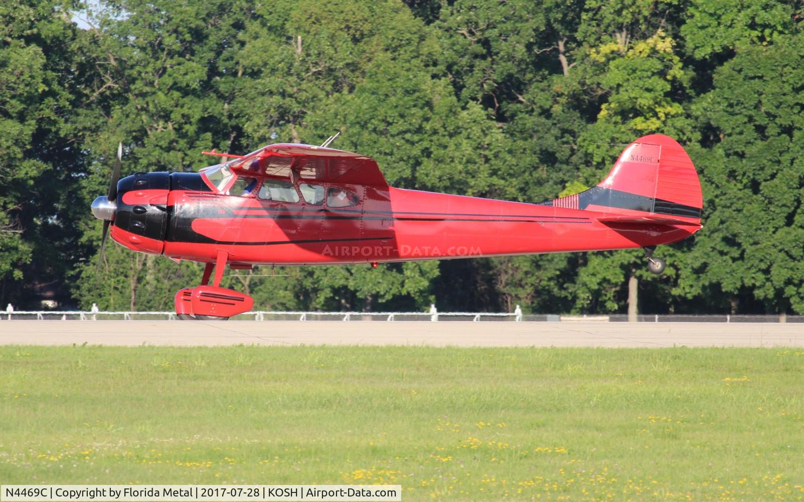 N4469C, 1953 Cessna 195B Businessliner C/N 16054, EAA OSH 2017