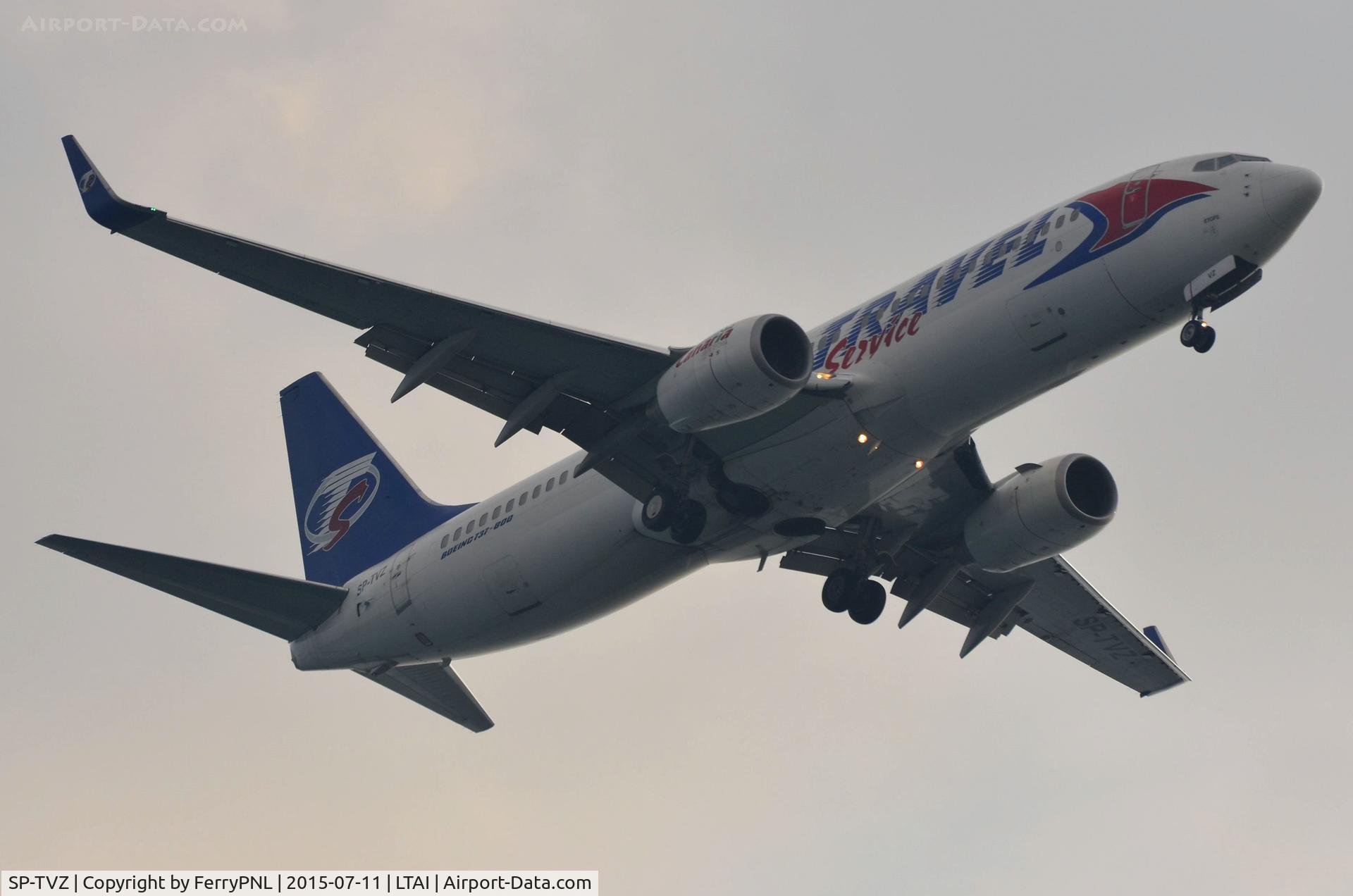 SP-TVZ, 2007 Boeing 737-8BK C/N 29643, Travel Service Poland B738