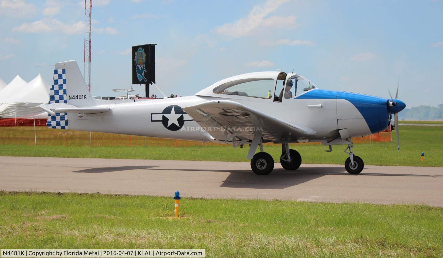 N4481K, 1948 Ryan Navion A C/N NAV-4-1481, SNF LAL 2016