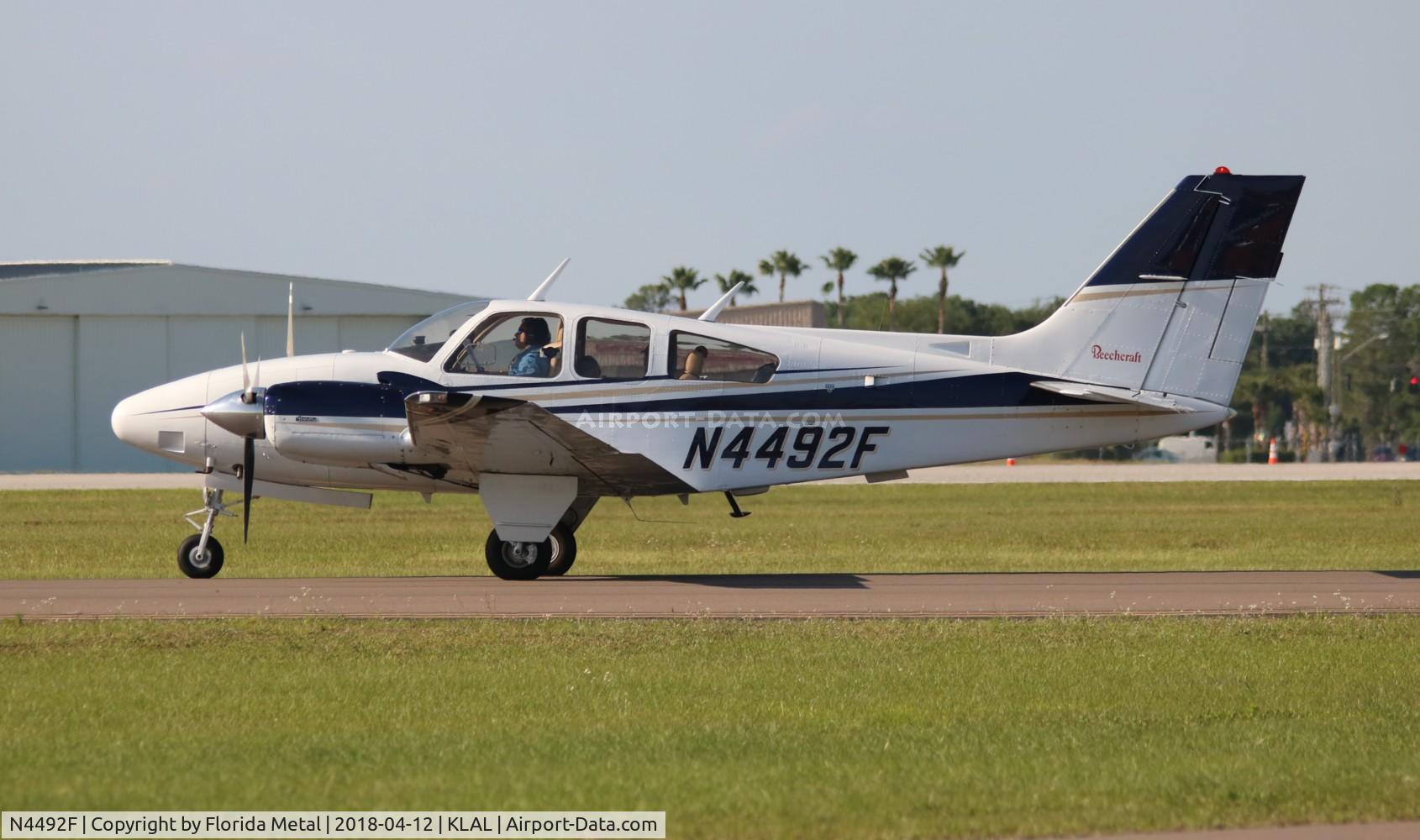 N4492F, 1977 Beech E-55 Baron C/N TE-1097, SNF LAL 2018