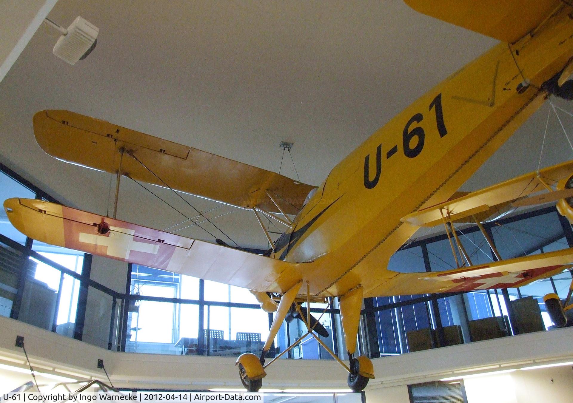 U-61, Bucker Bu-133C Jungmeister C/N 8, Bücker Bü 133C Jungmeister at the Flieger-Flab-Museum, Dübendorf