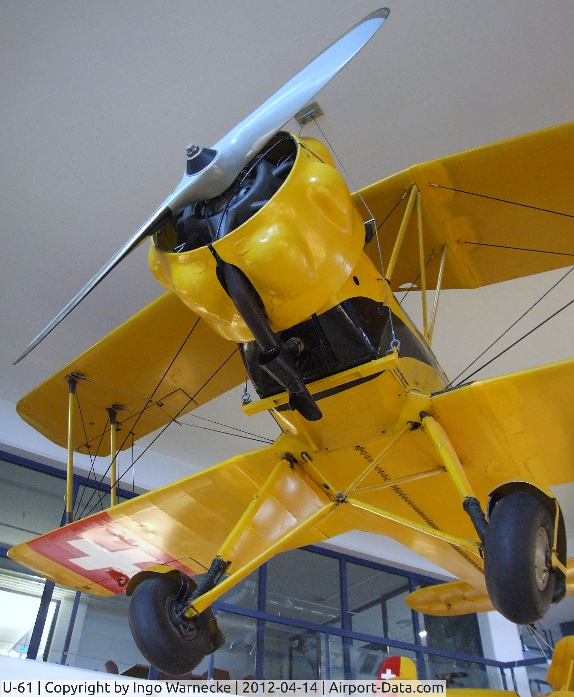 U-61, Bucker Bu-133C Jungmeister C/N 8, Bücker Bü 133C Jungmeister at the Flieger-Flab-Museum, Dübendorf