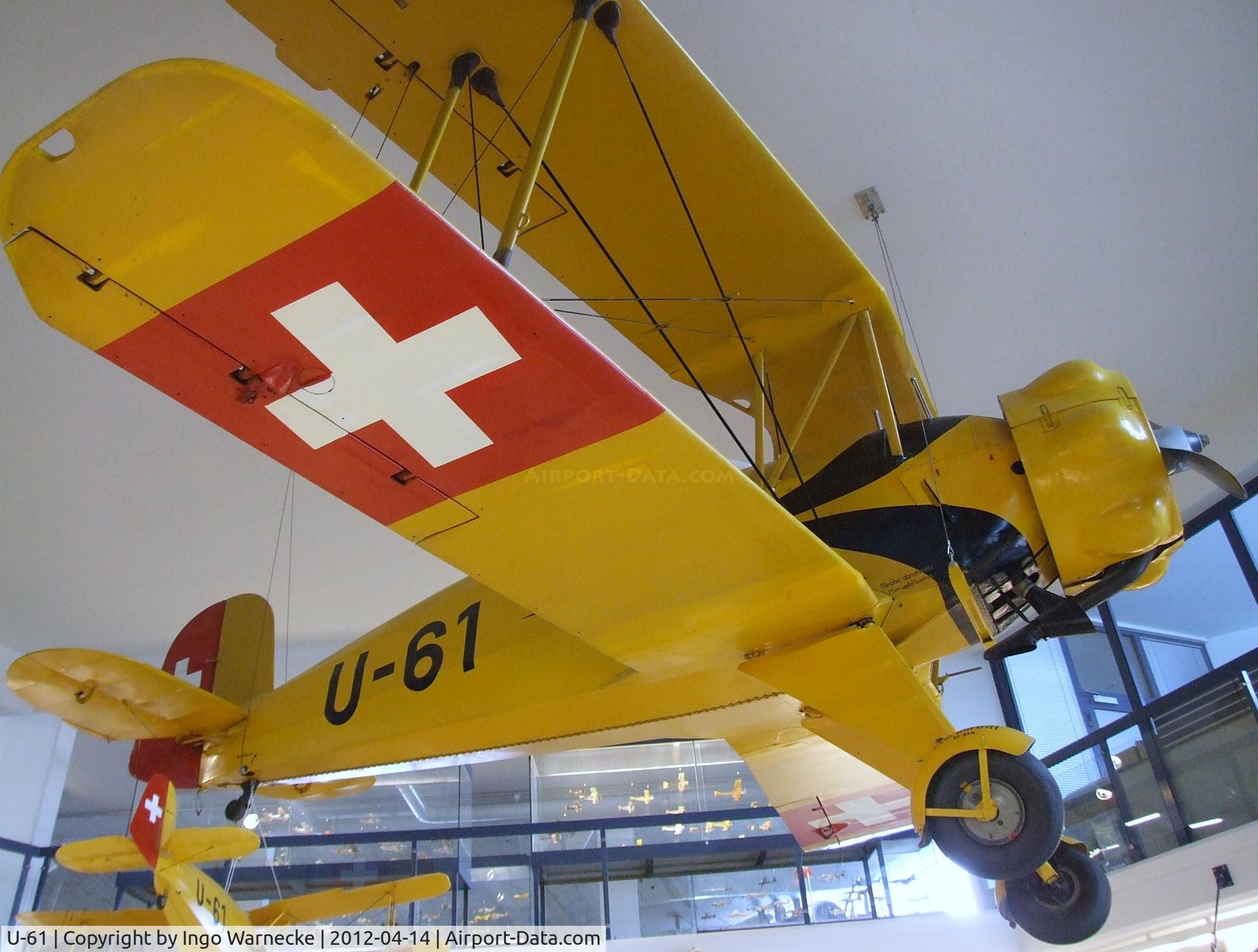 U-61, Bucker Bu-133C Jungmeister C/N 8, Bücker Bü 133C Jungmeister at the Flieger-Flab-Museum, Dübendorf