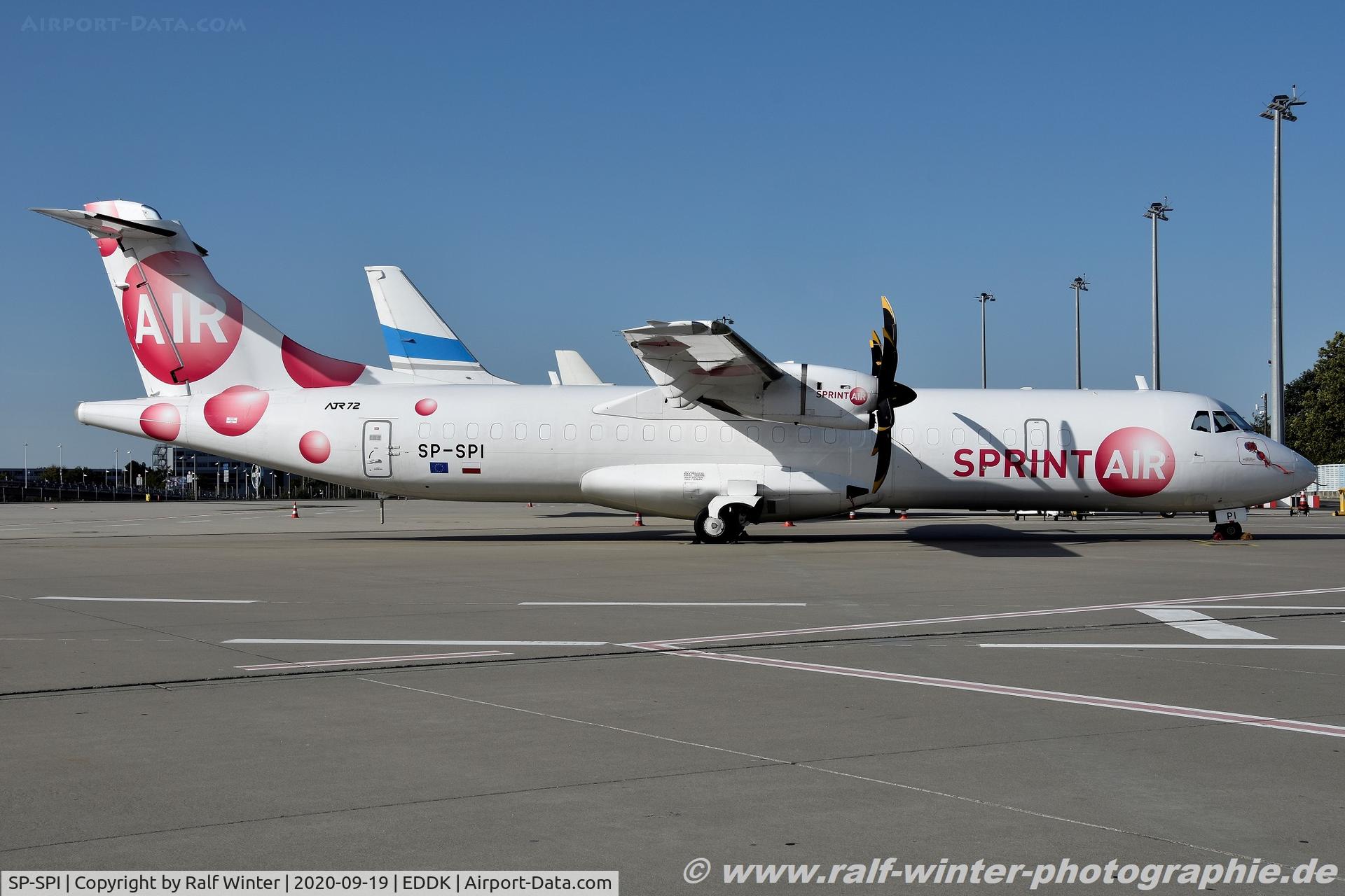 SP-SPI, 2002 ATR 72-212A C/N 686, ATR 72-212A 500 - P8 SRN SprintAir - 686 - SP-SPI - 19.09.2020 - CGN