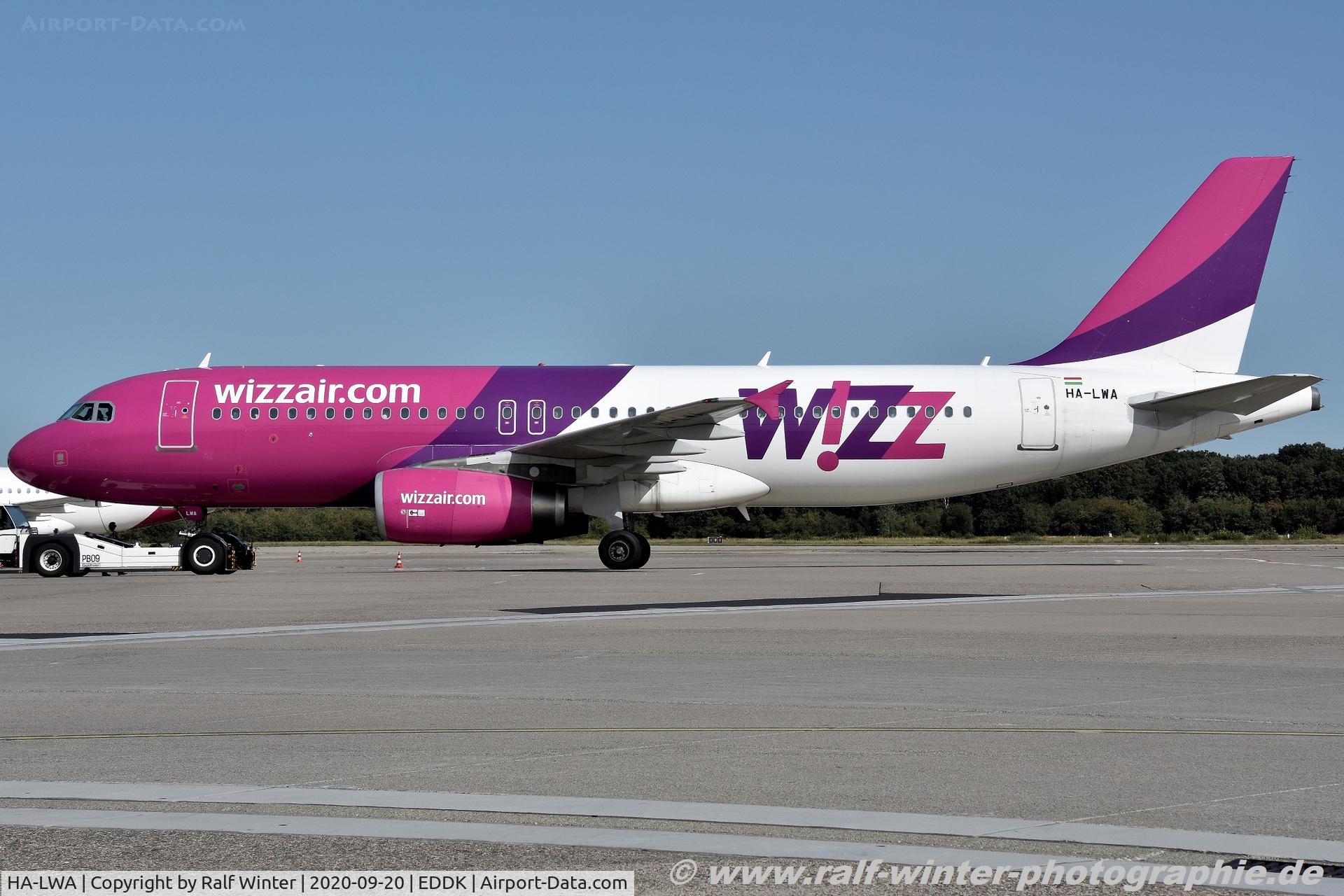 HA-LWA, 2010 Airbus A320-232 C/N 4223, Airbus A320-232 - W6 WZZ Wizz Air - 4223 - HA-LWA - 20.09.2020 - CGN