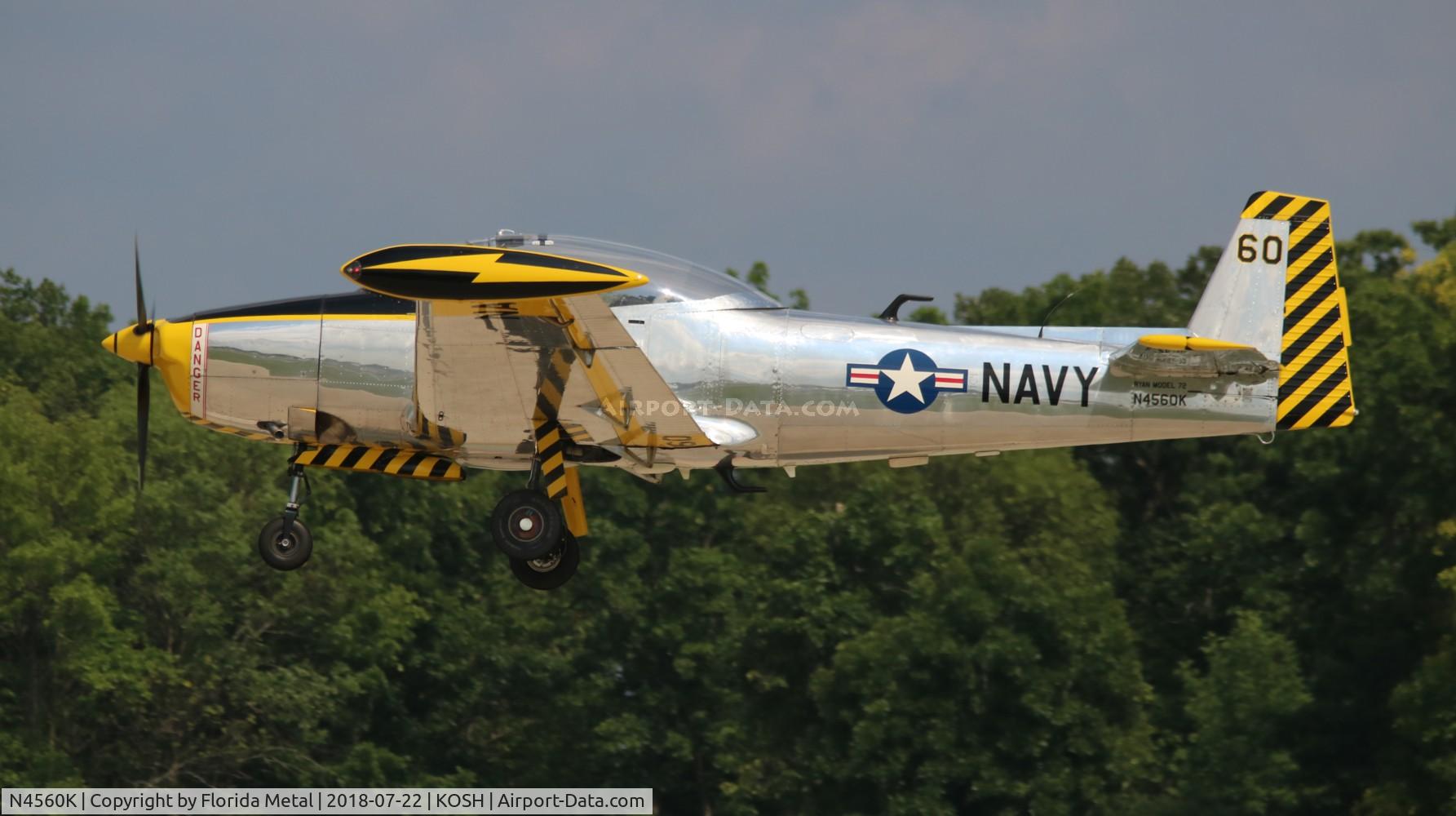 N4560K, 1948 Ryan Navion A C/N NAV-4-1560, EAA OSH 2018