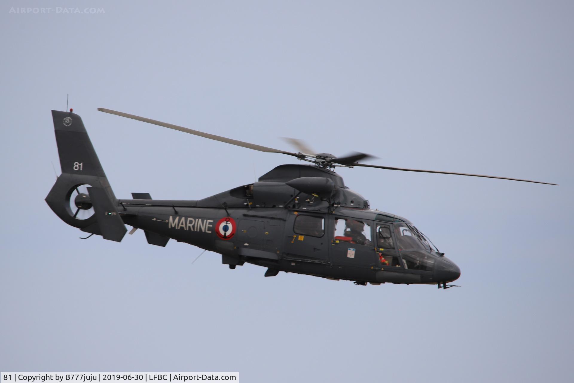 81, Aerospatiale AS-365N Dauphin C/N 6081, at Cazaux Airshow