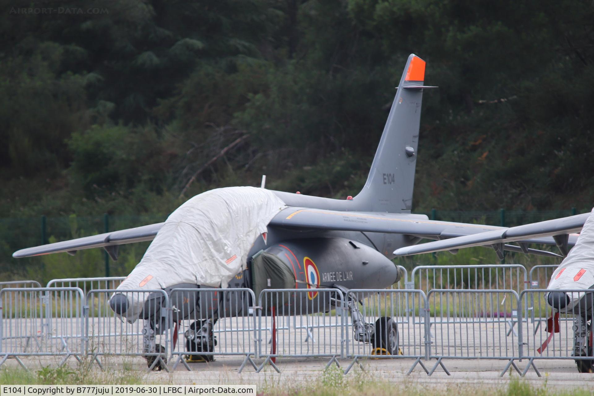 E104, Dassault-Dornier Alpha Jet E C/N E104, at Cazaux Airshow