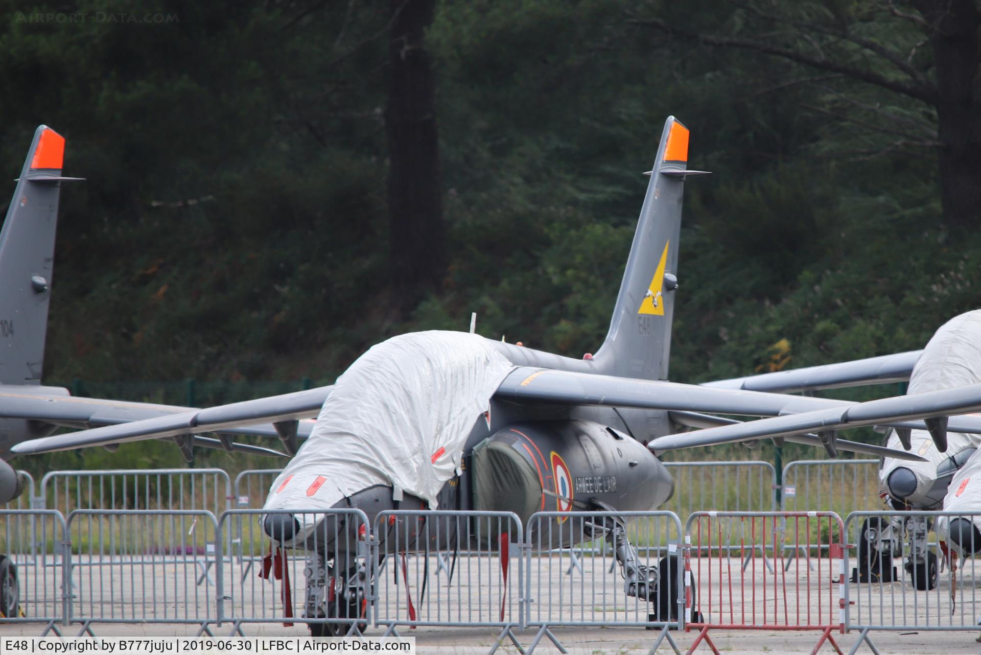 E48, Dassault-Dornier Alpha Jet E C/N E48, at Cazaux Airshow
