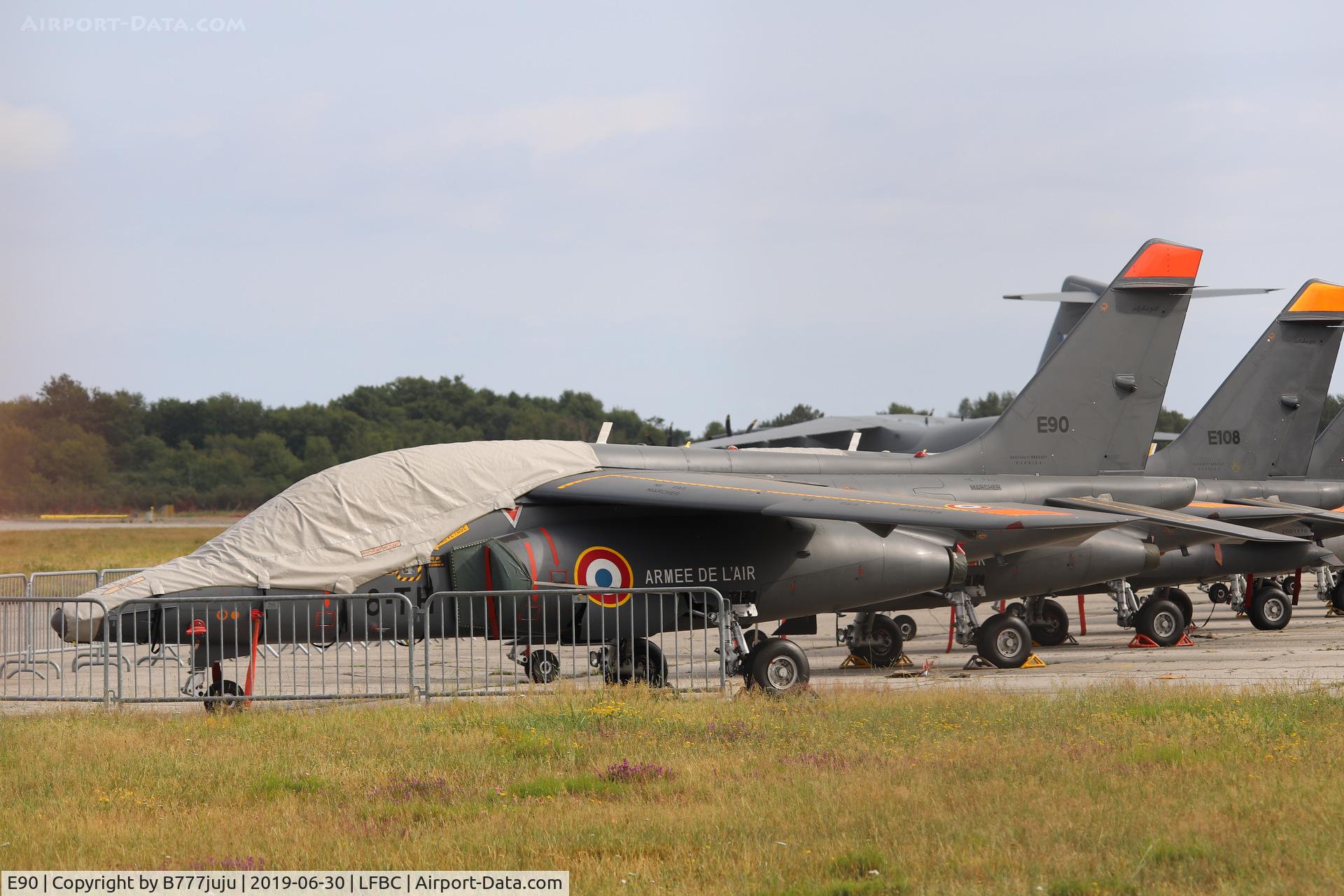 E90, Dassault-Dornier Alpha Jet E C/N E90, at Cazaux Airshow