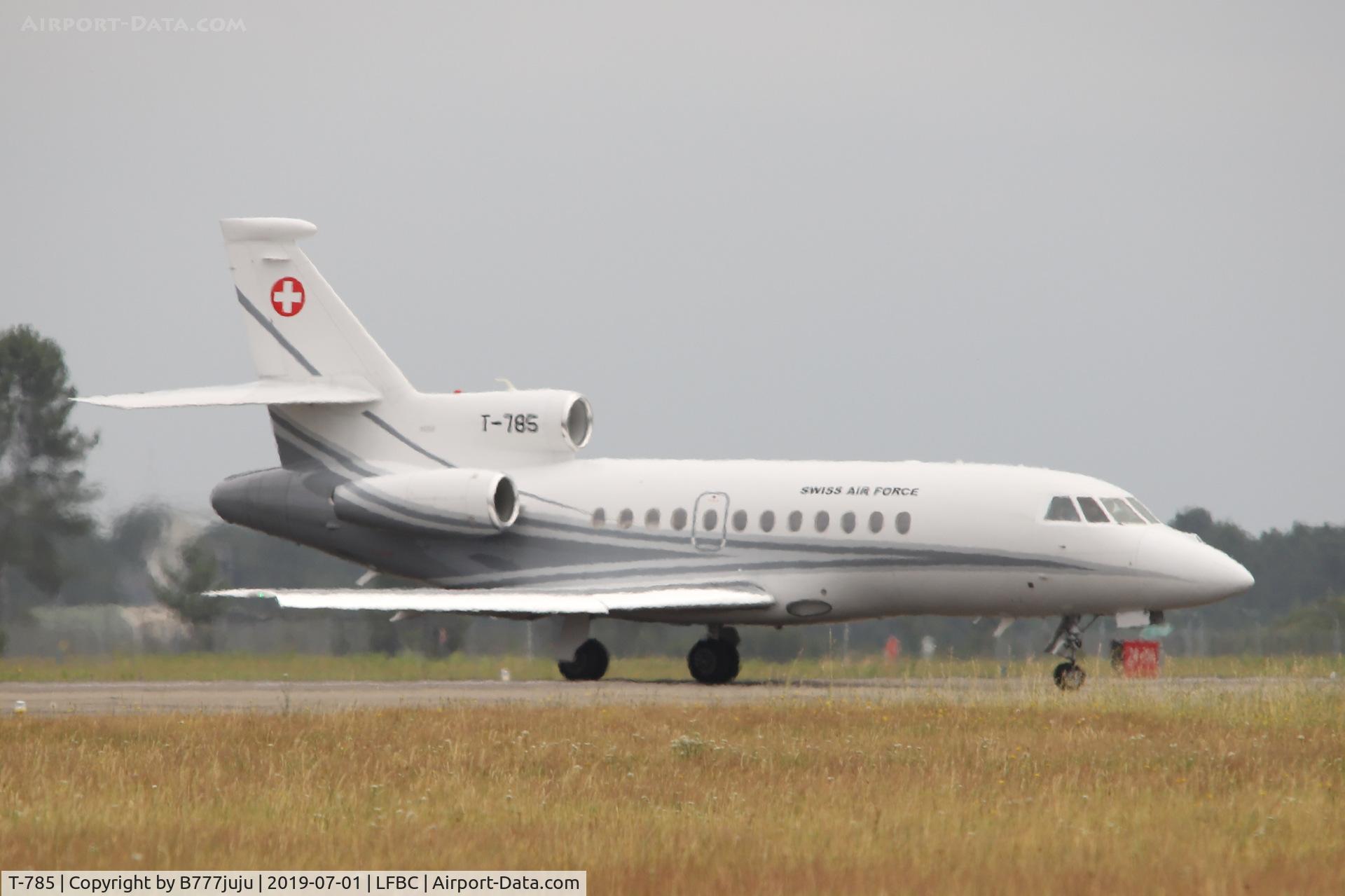 T-785, 2007 Dassault Falcon 900EX EASy II C/N 195, at Cazaux Airshow
