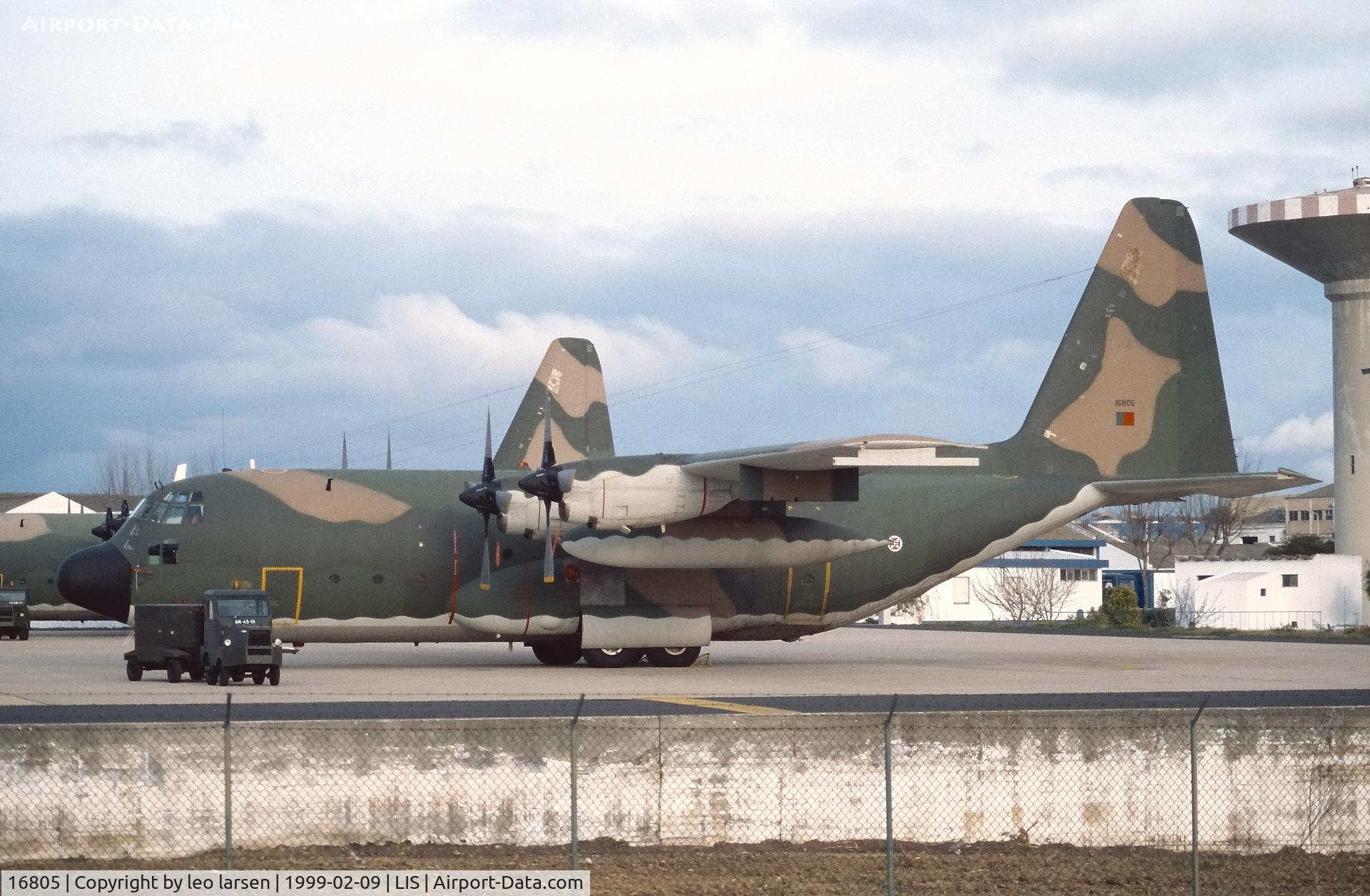 16805, 1978 Lockheed C-130H-30 Hercules C/N 382C-73D  (4778), Lisbon  9.2.1999