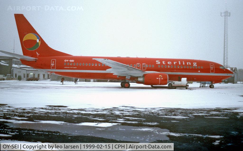 OY-SEI, 1999 Boeing 737-85H C/N 29445, Copenhagen 15.2.1999