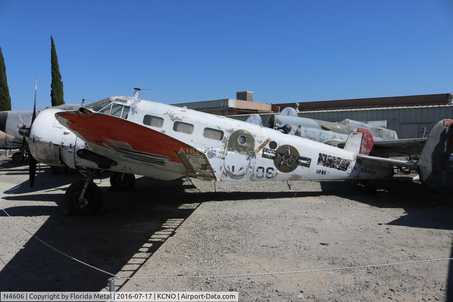 N4606, 1969 Beech C-45 C/N 89468, Planes of Fame 2016