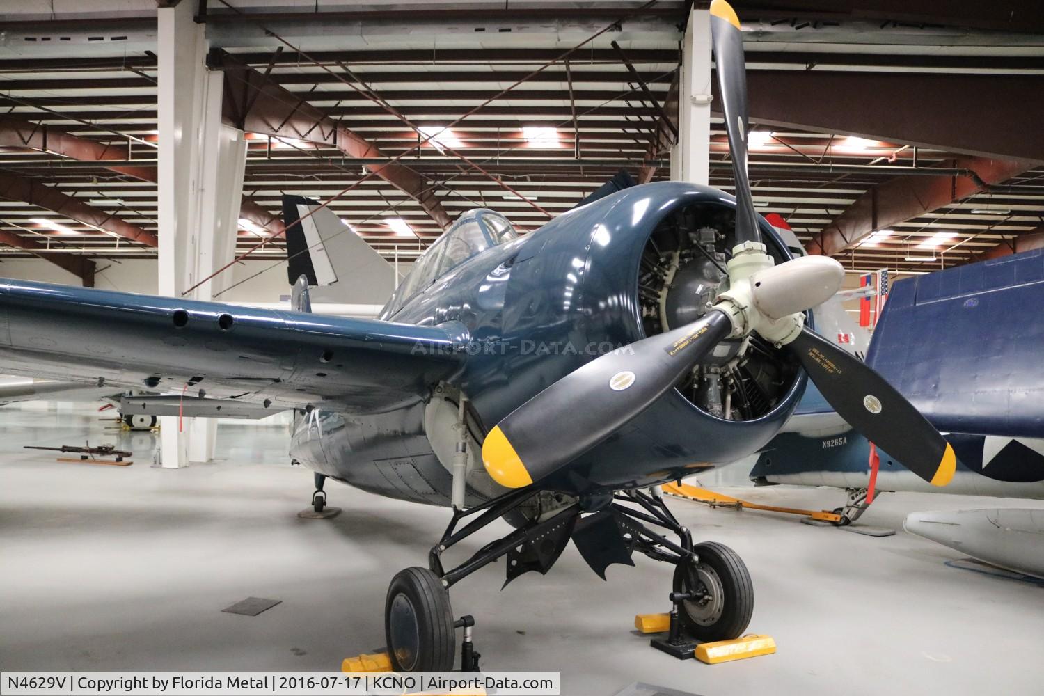 N4629V, General Motors (Grumman) FM-2 Wildcat C/N 5618, Yanks Air Museum 2016