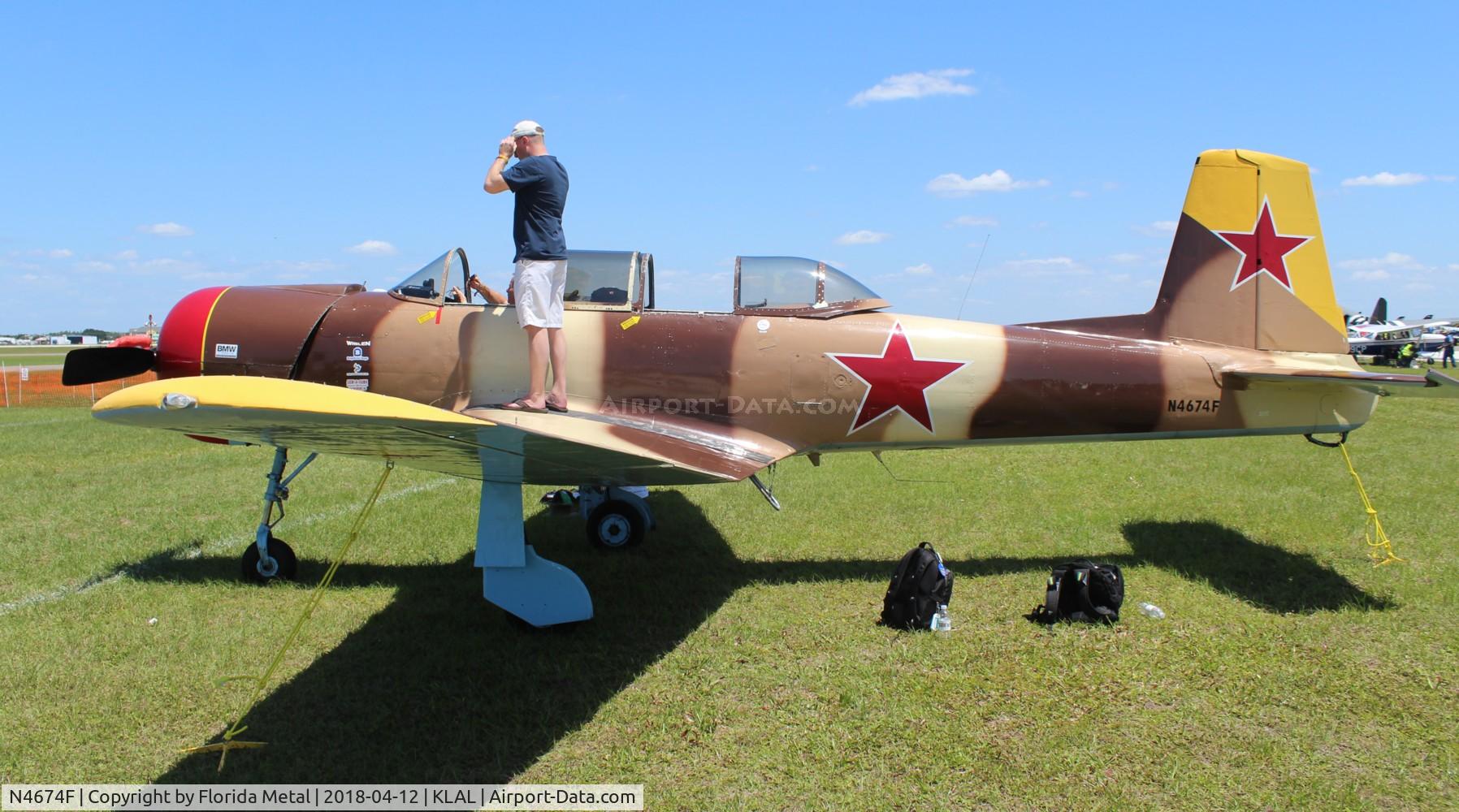 N4674F, 1972 Nanchang CJ-6A C/N 2851247, SNF LAL 2018